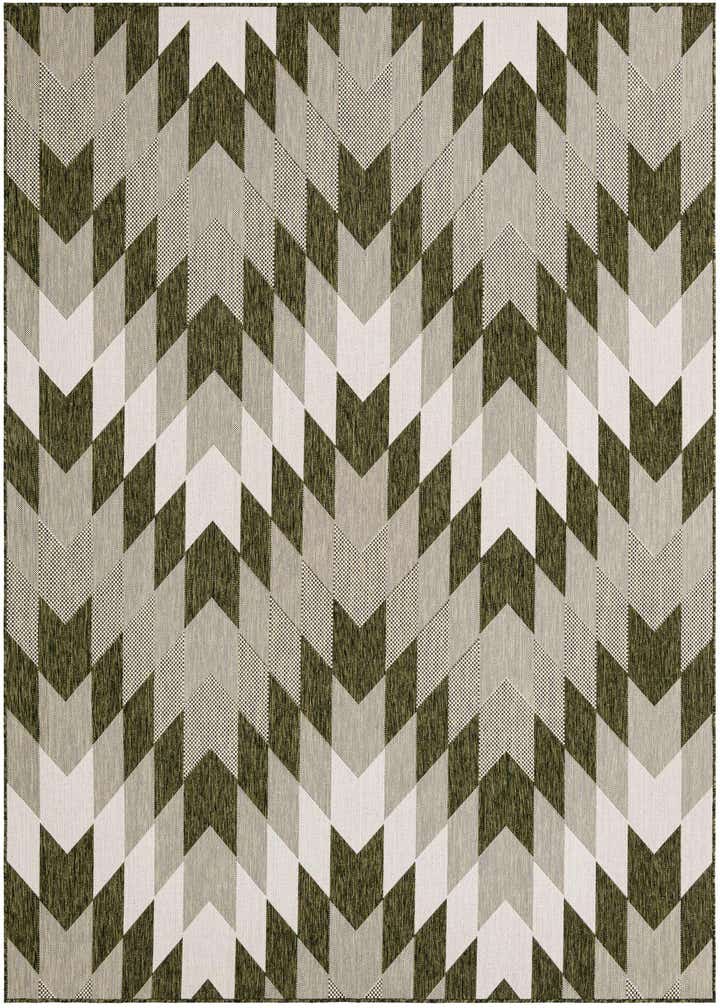 7' 10 x 10' Easy-Clean Modern Indoor / Outdoor Rug