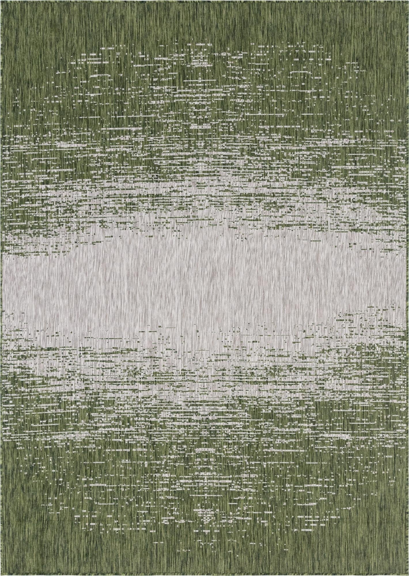 7' x 10'  Washable Modern Indoor / Outdoor Rug