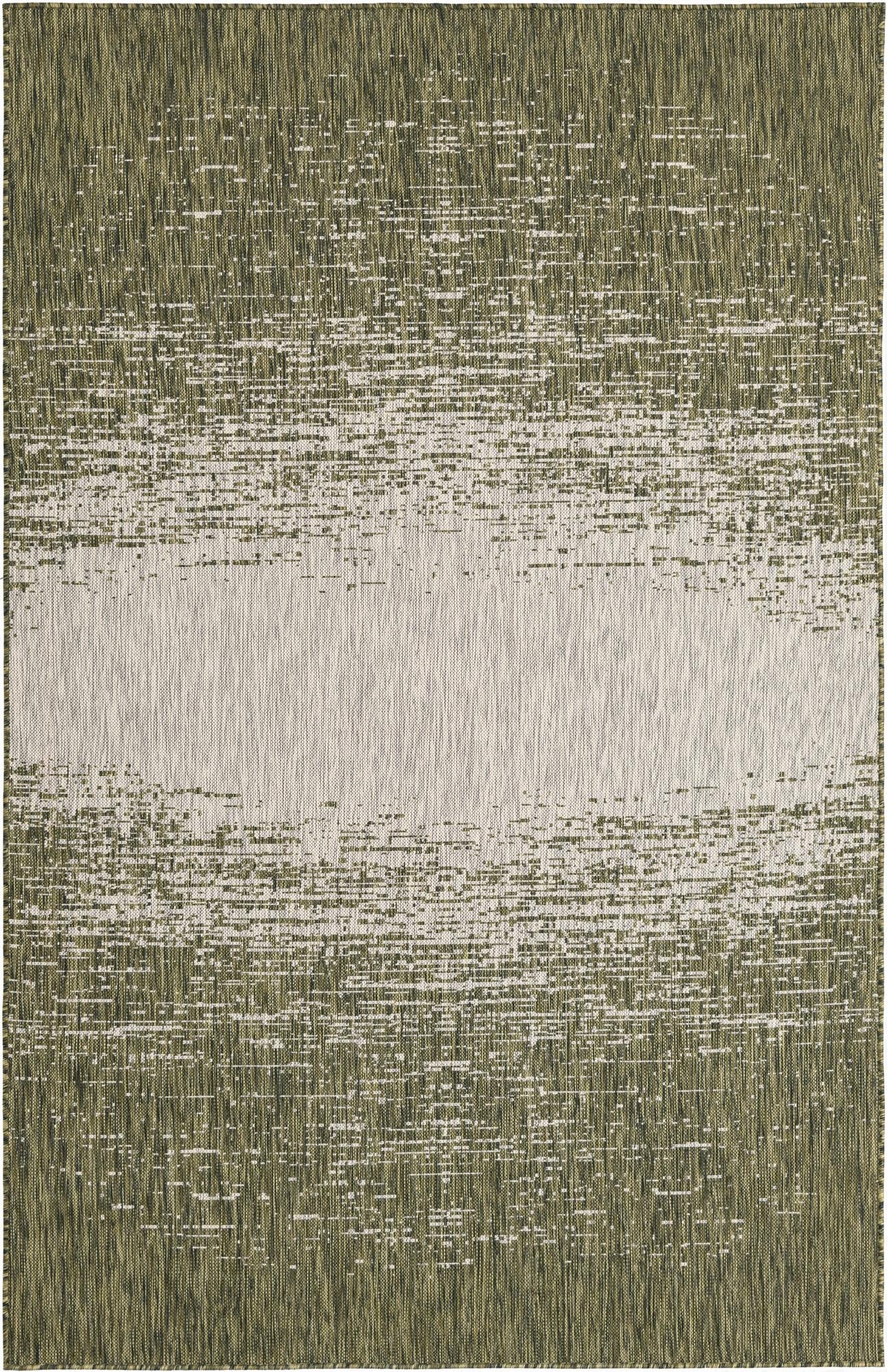 6' x 9'  Washable Modern Indoor / Outdoor Rug