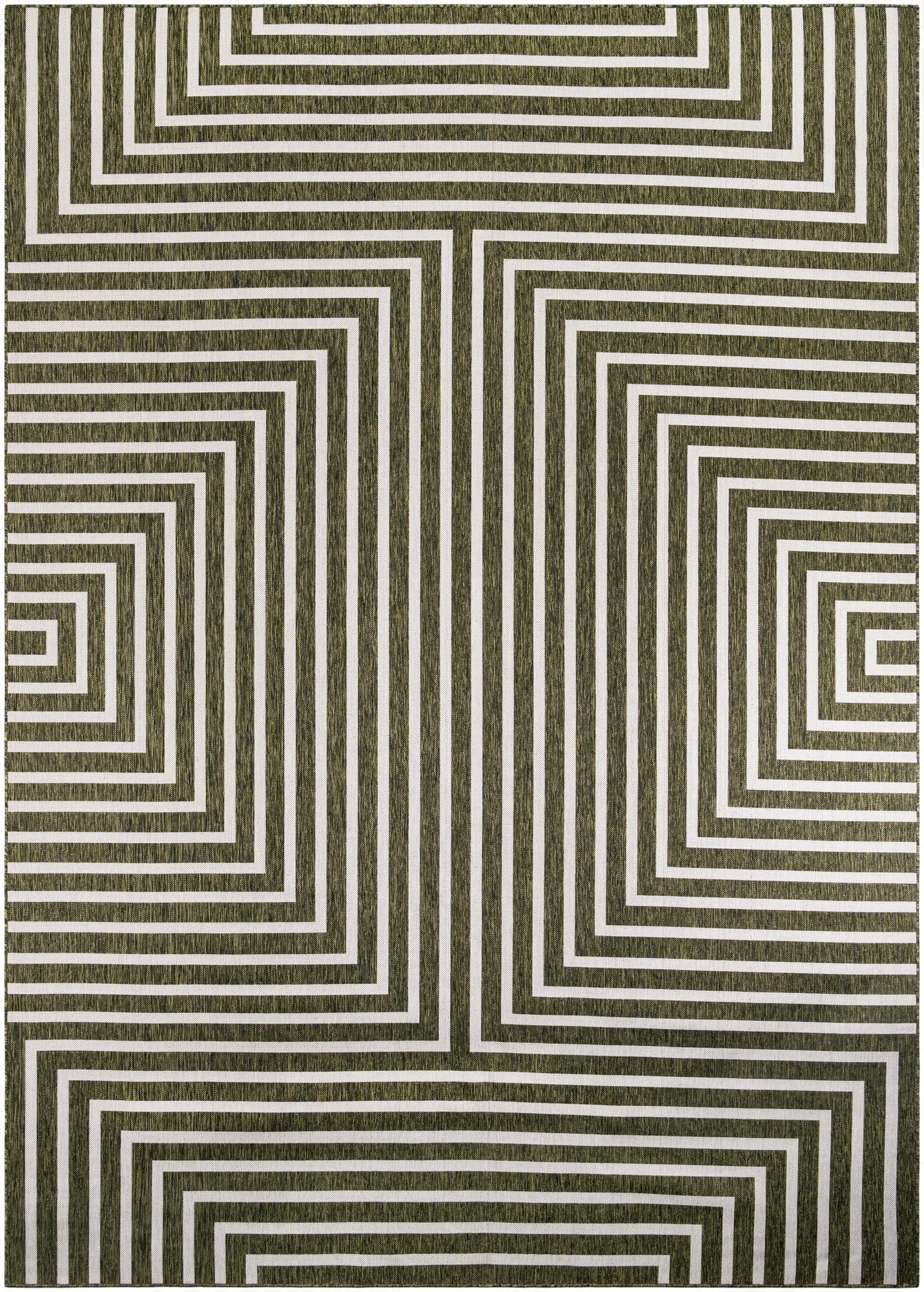 10' x 14'  Washable Modern Indoor / Outdoor Rug