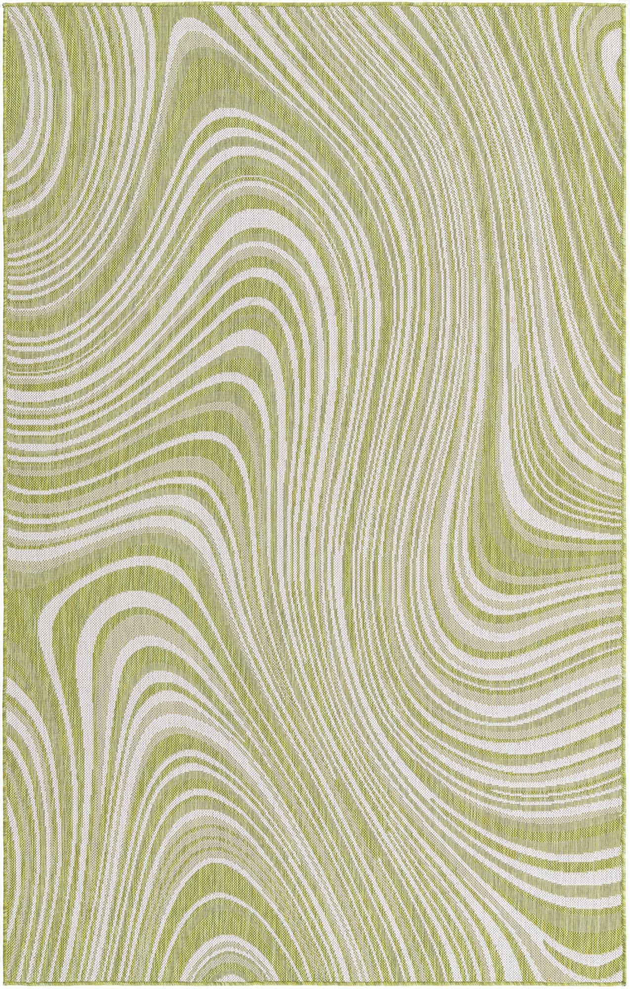 Primary image 4' x 6'  Washable Modern Indoor / Outdoor Rug