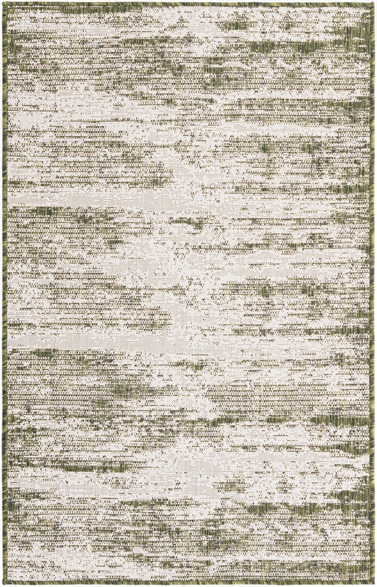 Primary image 3' x 5' 3  Washable Modern Indoor / Outdoor Rug