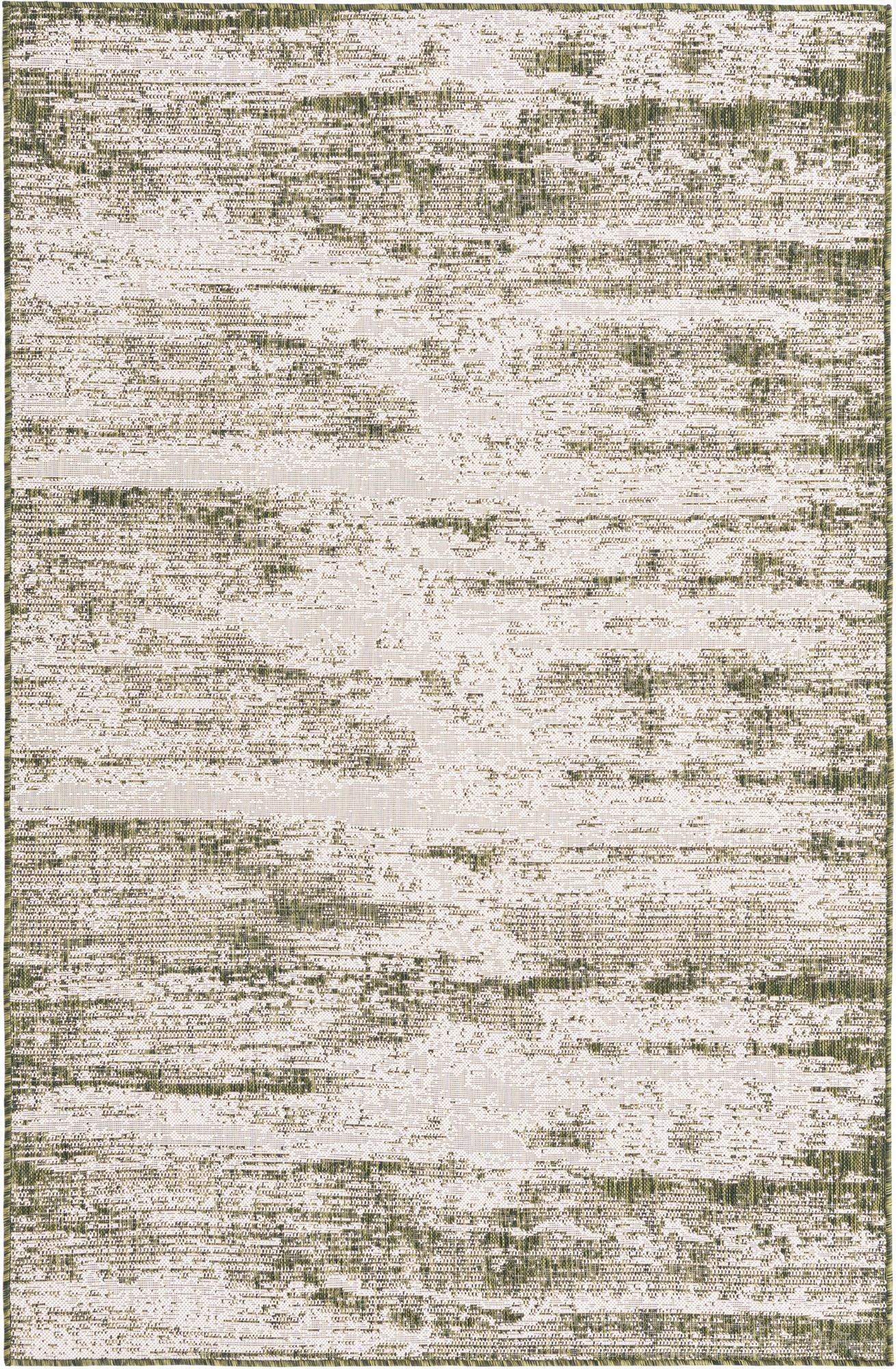 5' 3 x 8'  Washable Modern Indoor / Outdoor Rug