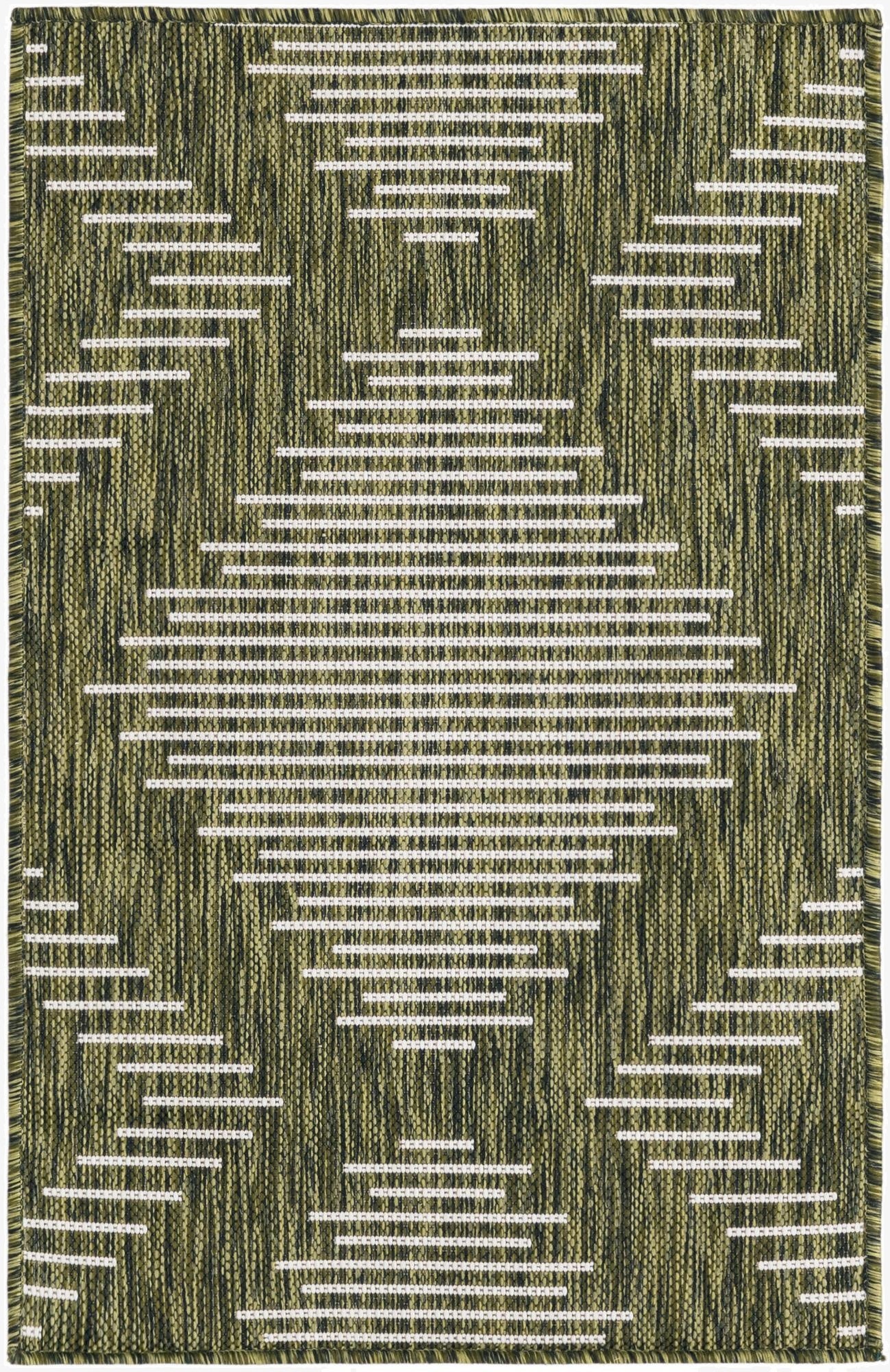 2' x 3'  Washable Modern Indoor / Outdoor Rug