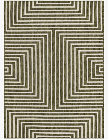 5' 3 x 7' Easy-Clean Modern Indoor / Outdoor Rug