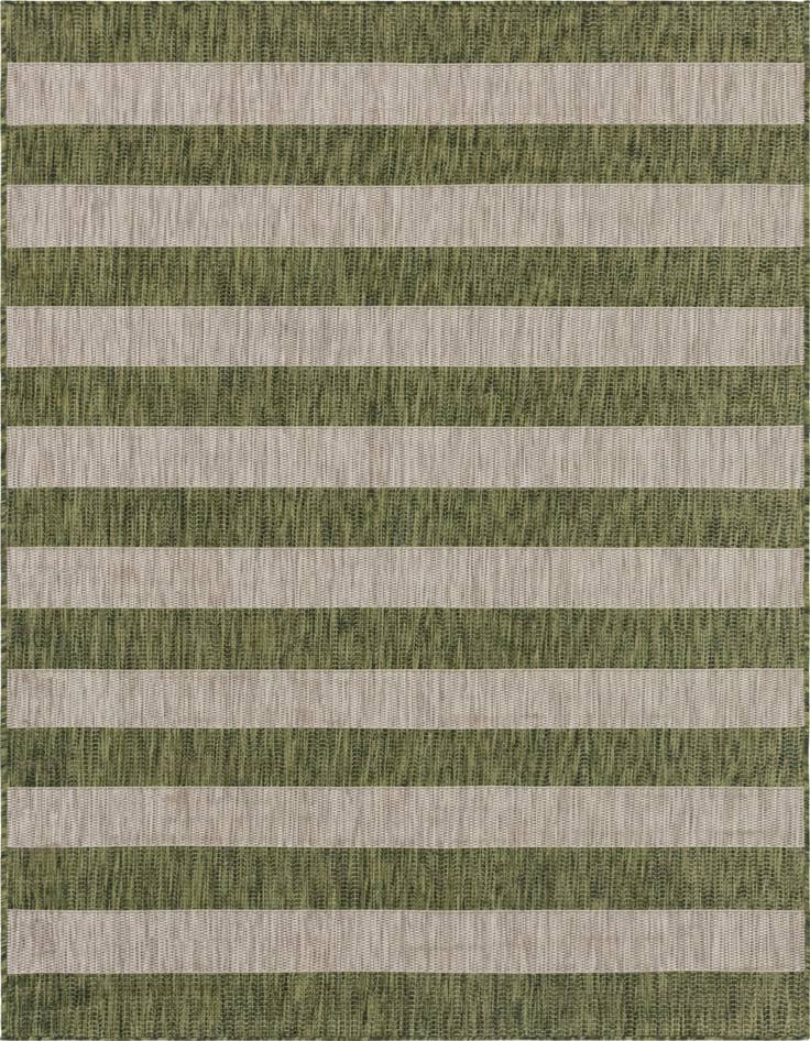 Detail image of 7' 10 x 11' Easy-Clean Ribbon Indoor / Outdoor Rug
