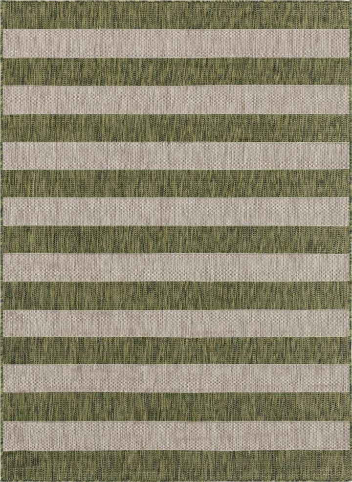 7' 10 x 11' Easy-Clean Ribbon Indoor / Outdoor Rug