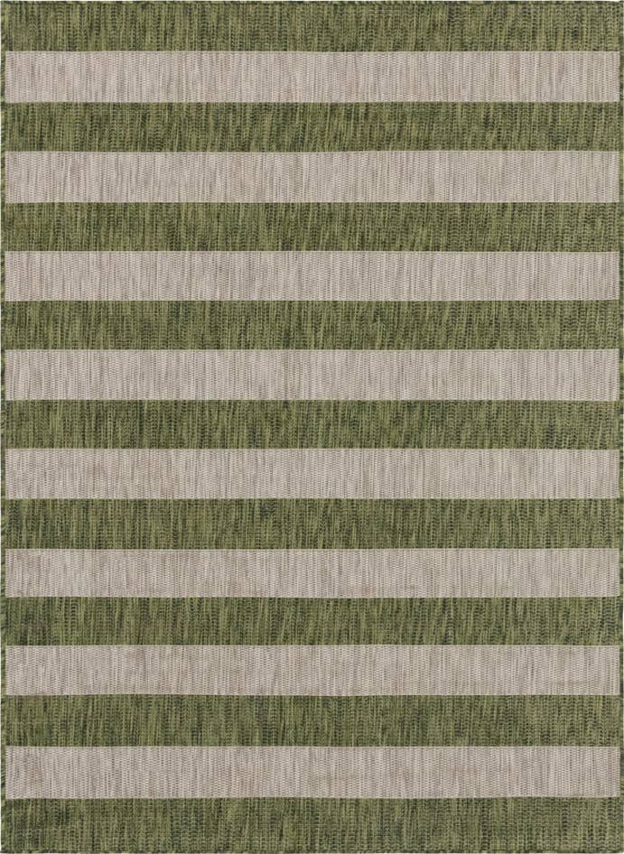 Detail image of 7' 10 x 11' Easy-Clean Ribbon Indoor / Outdoor Rug
