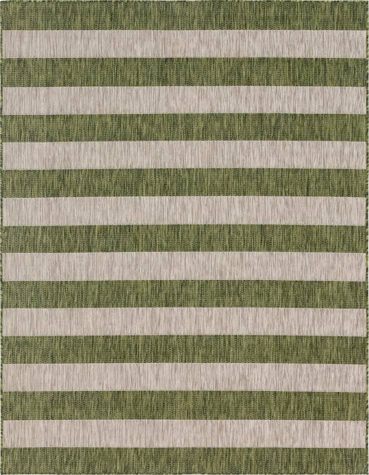 Detail image of 6' x 9' Easy-Clean Ribbon Indoor / Outdoor Rug