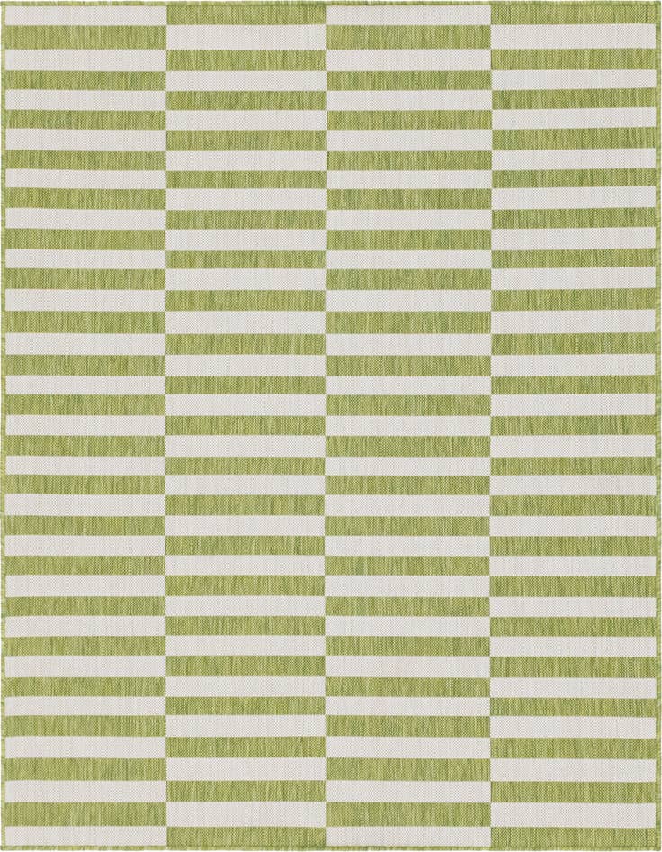Detail image of 9' x 12' Easy-Clean Ribbon Indoor / Outdoor Rug