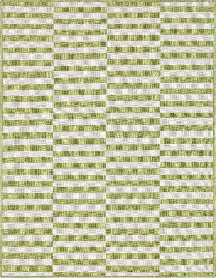 Detail image of 4' x 6' Easy-Clean Ribbon Indoor / Outdoor Rug