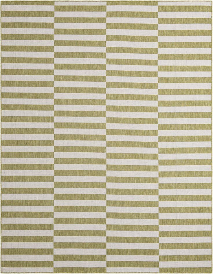 Detail image of 7' 10 x 10' Easy-Clean Ribbon Indoor / Outdoor Rug