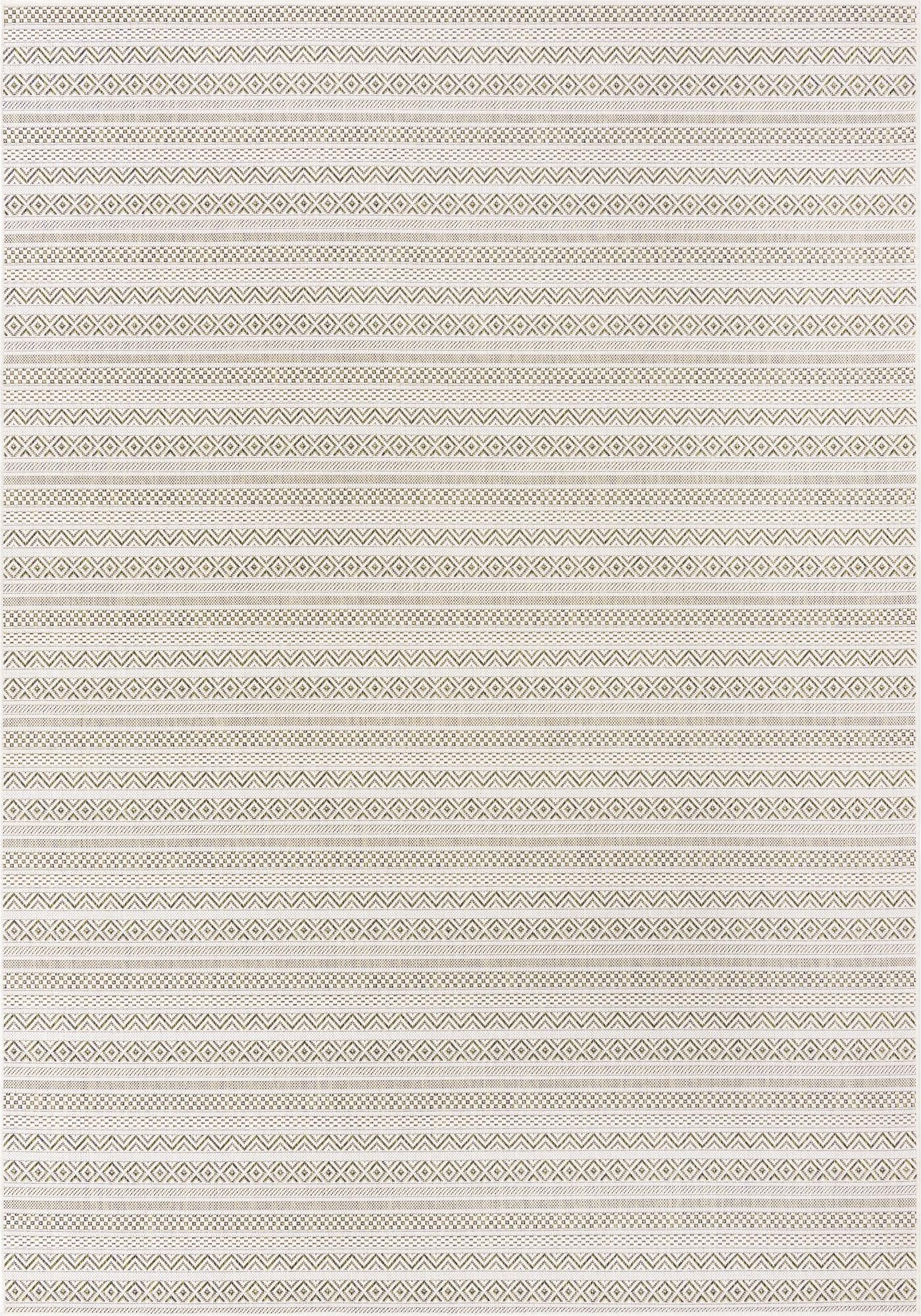 7' x 10' Washable Ribbon Indoor / Outdoor Rug