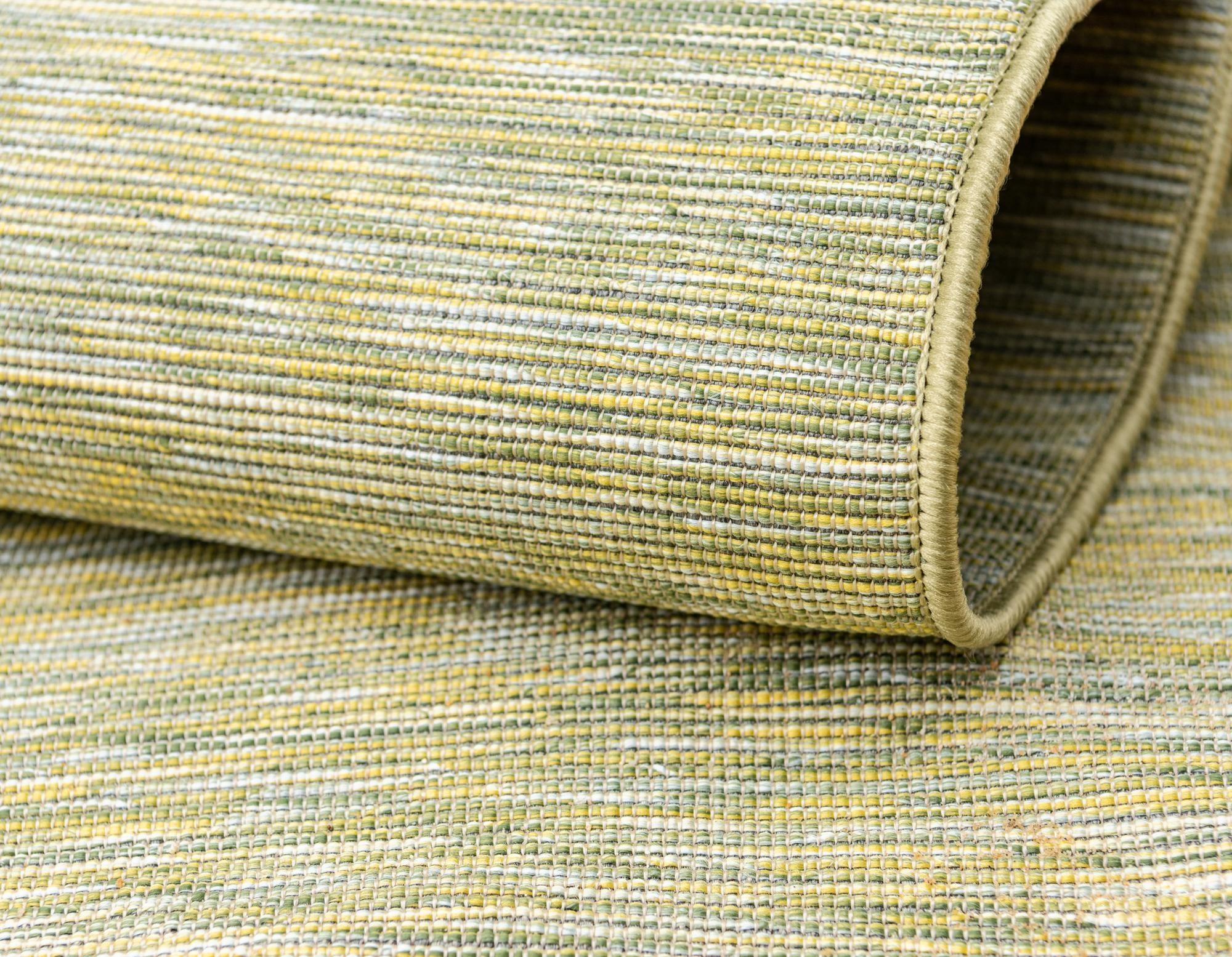 5' 3 x 8' Easy-Clean Solid Indoor / Outdoor Rug