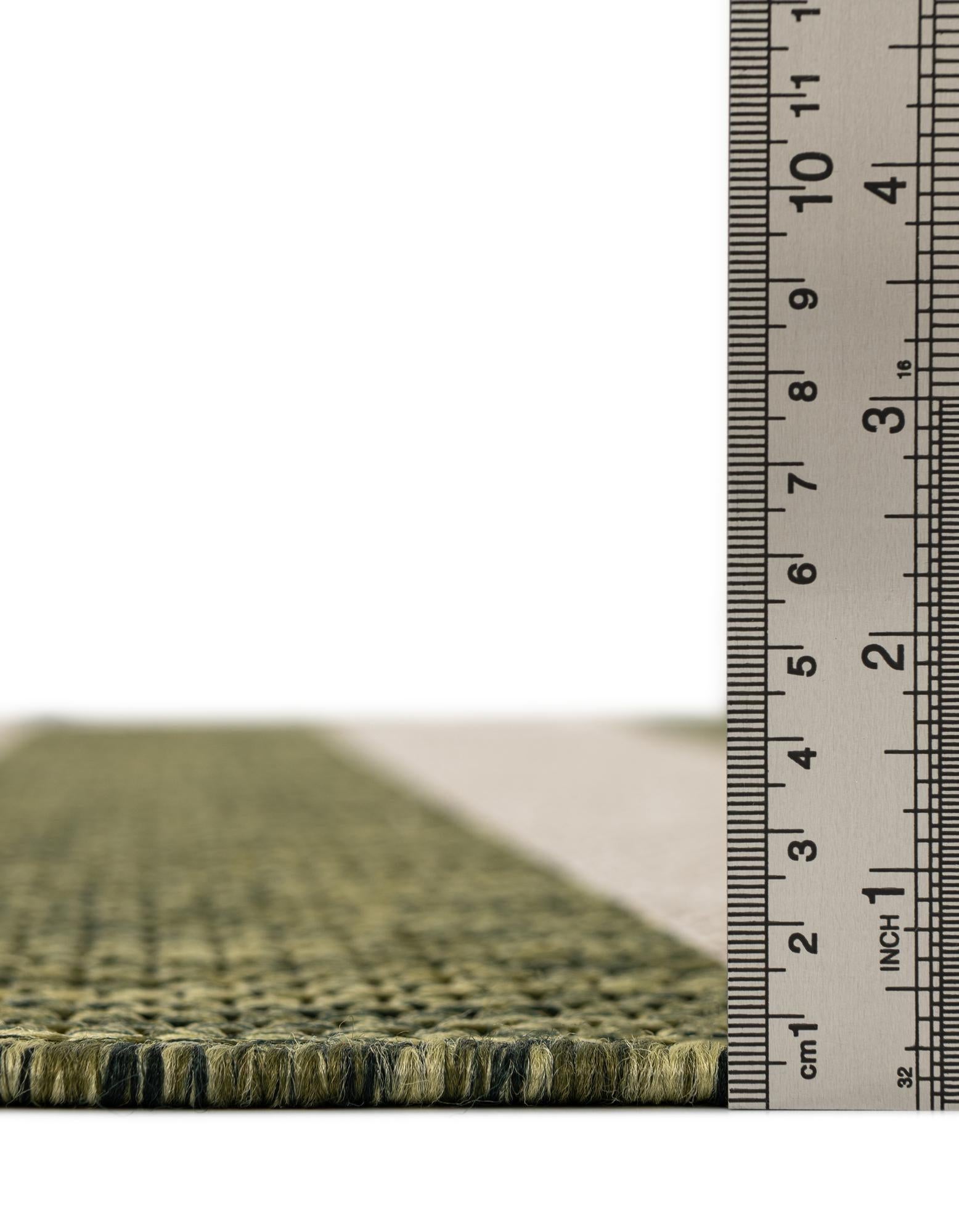 10' x 14' Easy-Clean Striped Indoor / Outdoor Rug