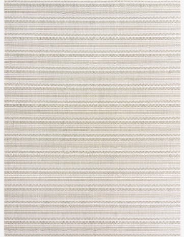 10' x 13' Easy-Clean Striped Indoor / Outdoor Rug