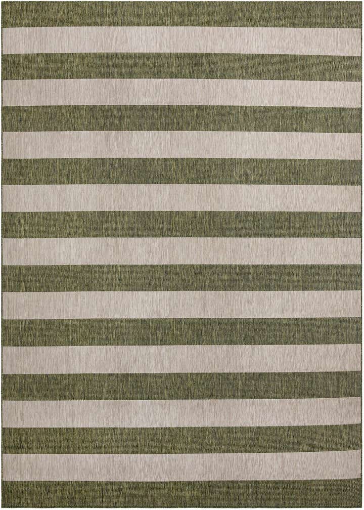 10' x 14' Easy-Clean Striped Indoor / Outdoor Rug
