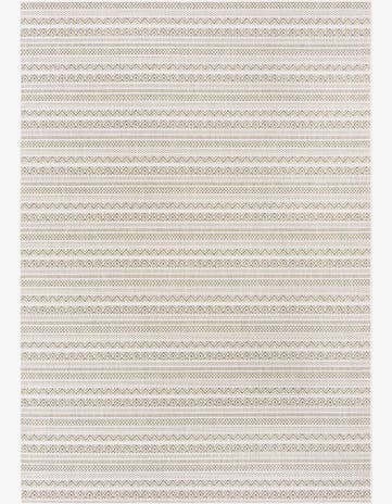 7' x 10' Easy-Clean Striped Indoor / Outdoor Rug