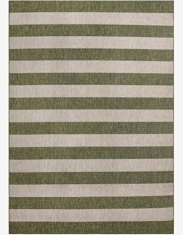 10' x 14' Easy-Clean Striped Indoor / Outdoor Rug