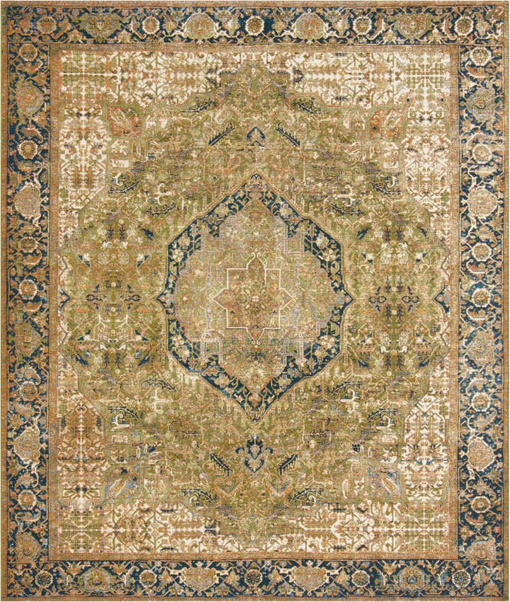 10' x 12' Easy-Clean Traditional Indoor / Outdoor Rug