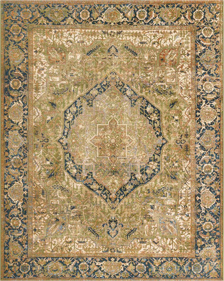 7' 10 x 10' Easy-Clean Traditional Indoor / Outdoor Rug