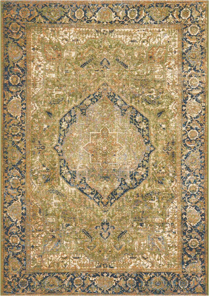 4' x 6' Easy-Clean Traditional Indoor / Outdoor Rug