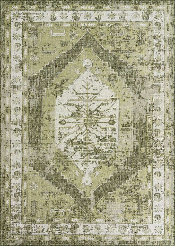 10' x 14' Easy-Clean Traditional Indoor / Outdoor Rug