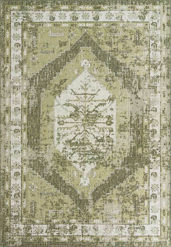 10' x 14' Easy-Clean Traditional Indoor / Outdoor Rug