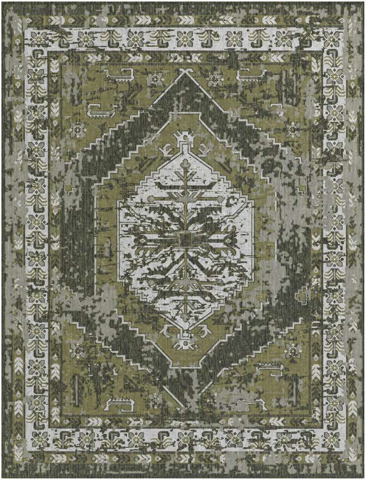 10' x 13' Easy-Clean Traditional Indoor / Outdoor Rug