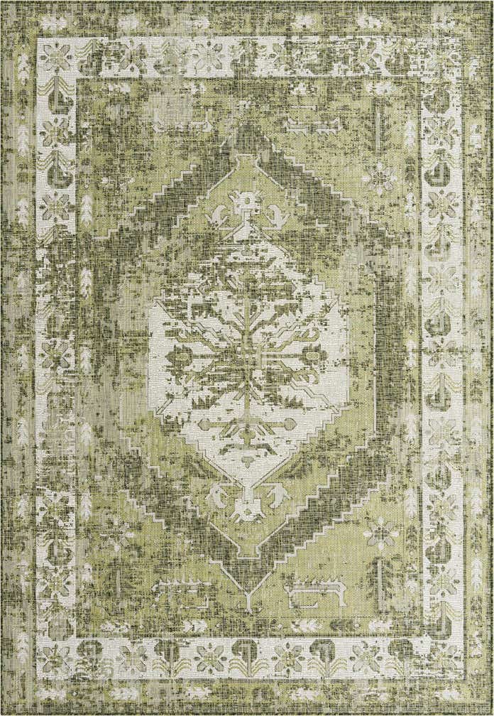 7' x 10' Easy-Clean Traditional Indoor / Outdoor Rug