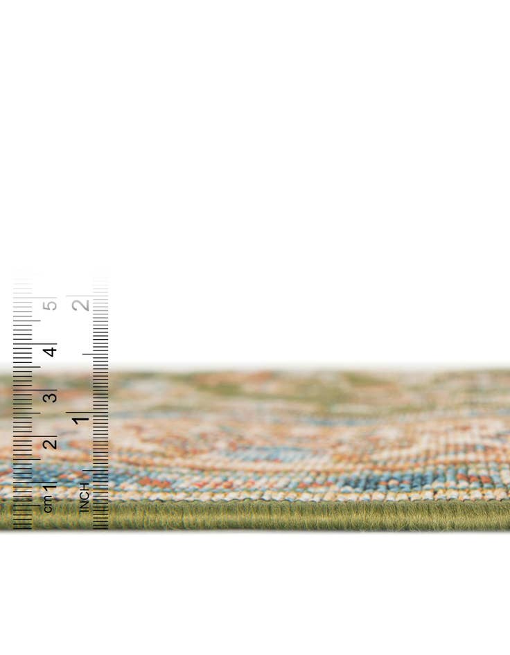 Detail image of 9' x 12' Easy-Clean Traditional Indoor / Outdoor Rug