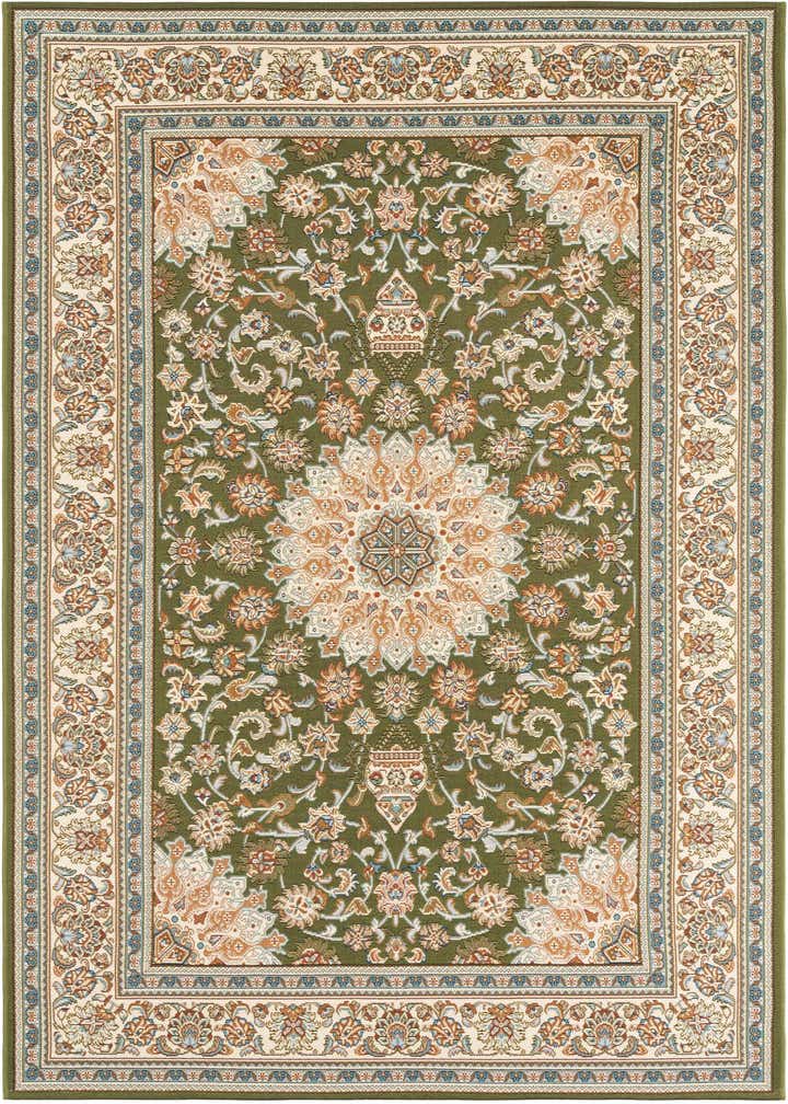 5' 3 x 8' Easy-Clean Traditional Indoor / Outdoor Rug