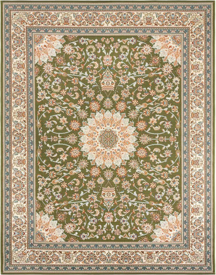 7' 10 x 10' Easy-Clean Traditional Indoor / Outdoor Rug