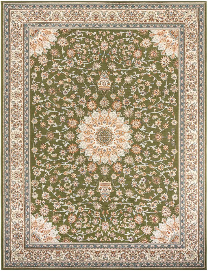 9' x 12' Easy-Clean Traditional Indoor / Outdoor Rug