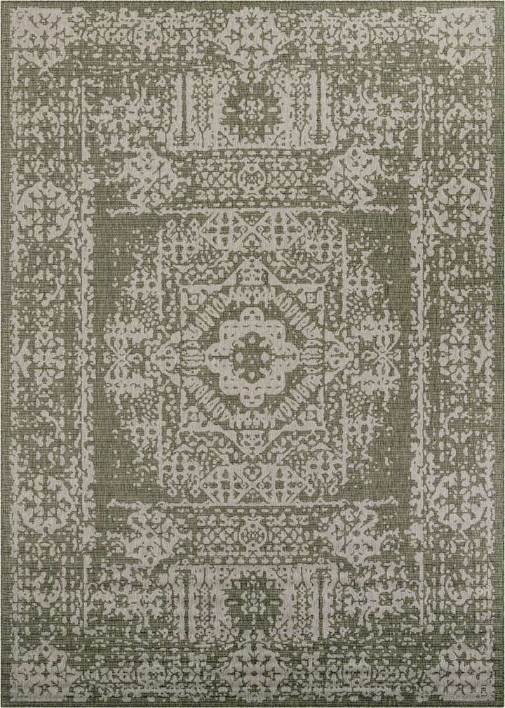 10' x 14' Easy-Clean Traditional Indoor / Outdoor Rug
