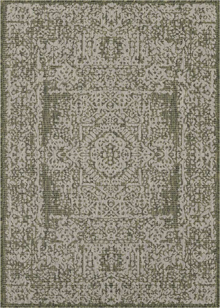 3' x 5' 3 Easy-Clean Traditional Indoor / Outdoor Rug