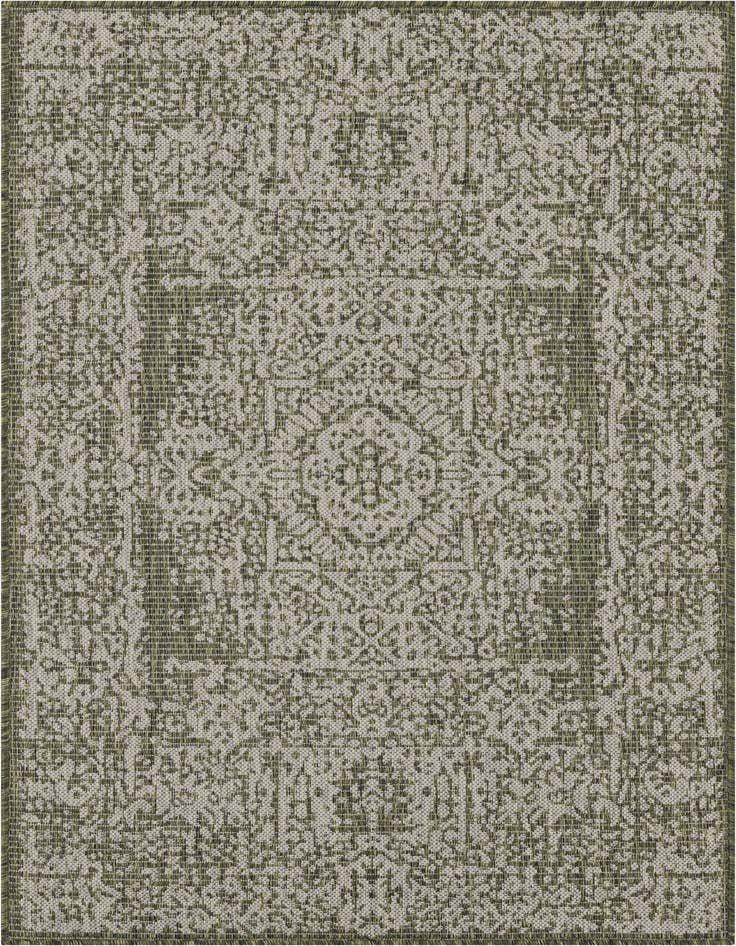 Detail image of 3' x 5' 3 Easy-Clean Traditional Indoor / Outdoor Rug