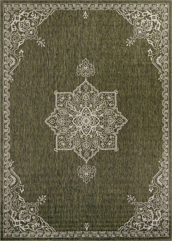 10' x 14' Easy-Clean Traditional Indoor / Outdoor Rug