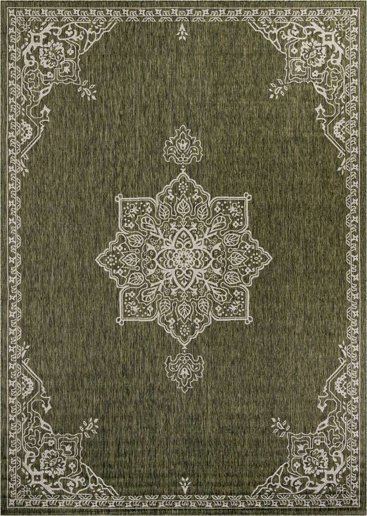 10' x 14' Easy-Clean Traditional Indoor / Outdoor Rug