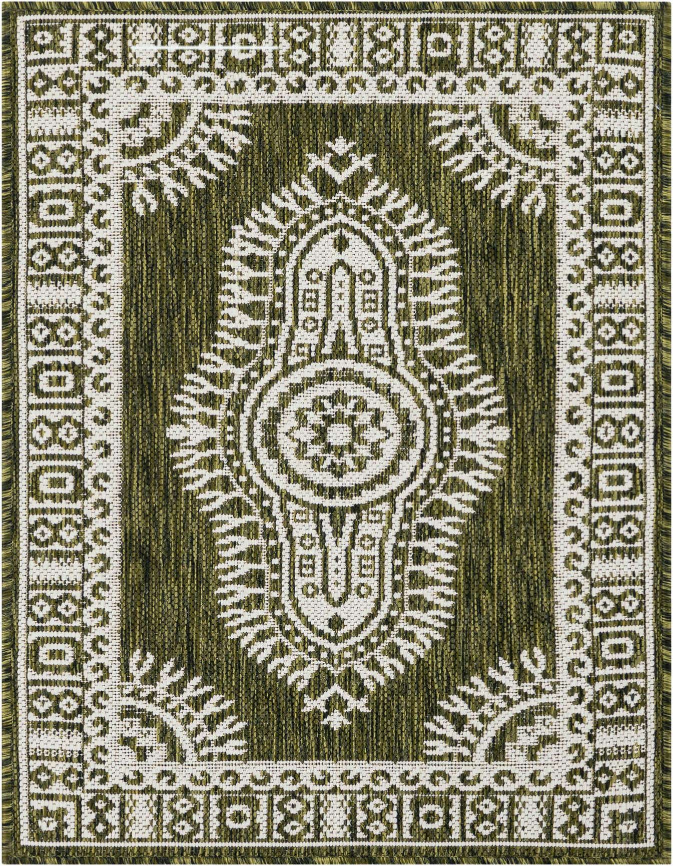 2' x 3' Easy-Clean Traditional Indoor / Outdoor Rug