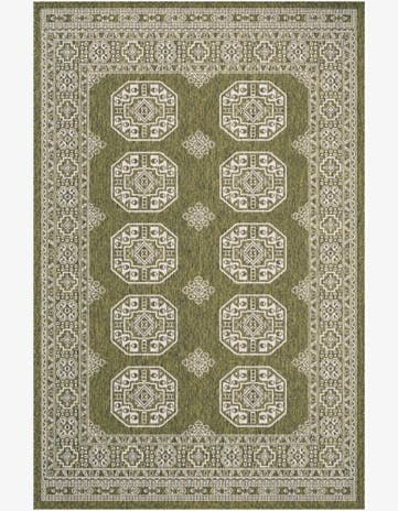 160cm x 245cm Easy-Clean Traditional Indoor / Outdoor Rug