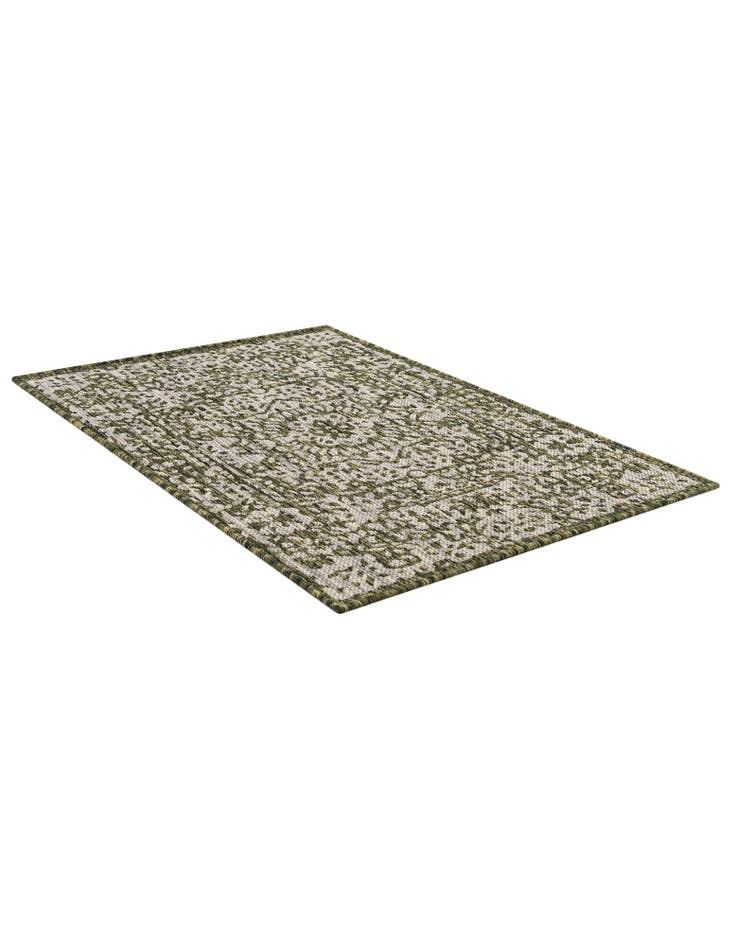 Detail image of 2' x 3' Easy-Clean Traditional Indoor / Outdoor Rug