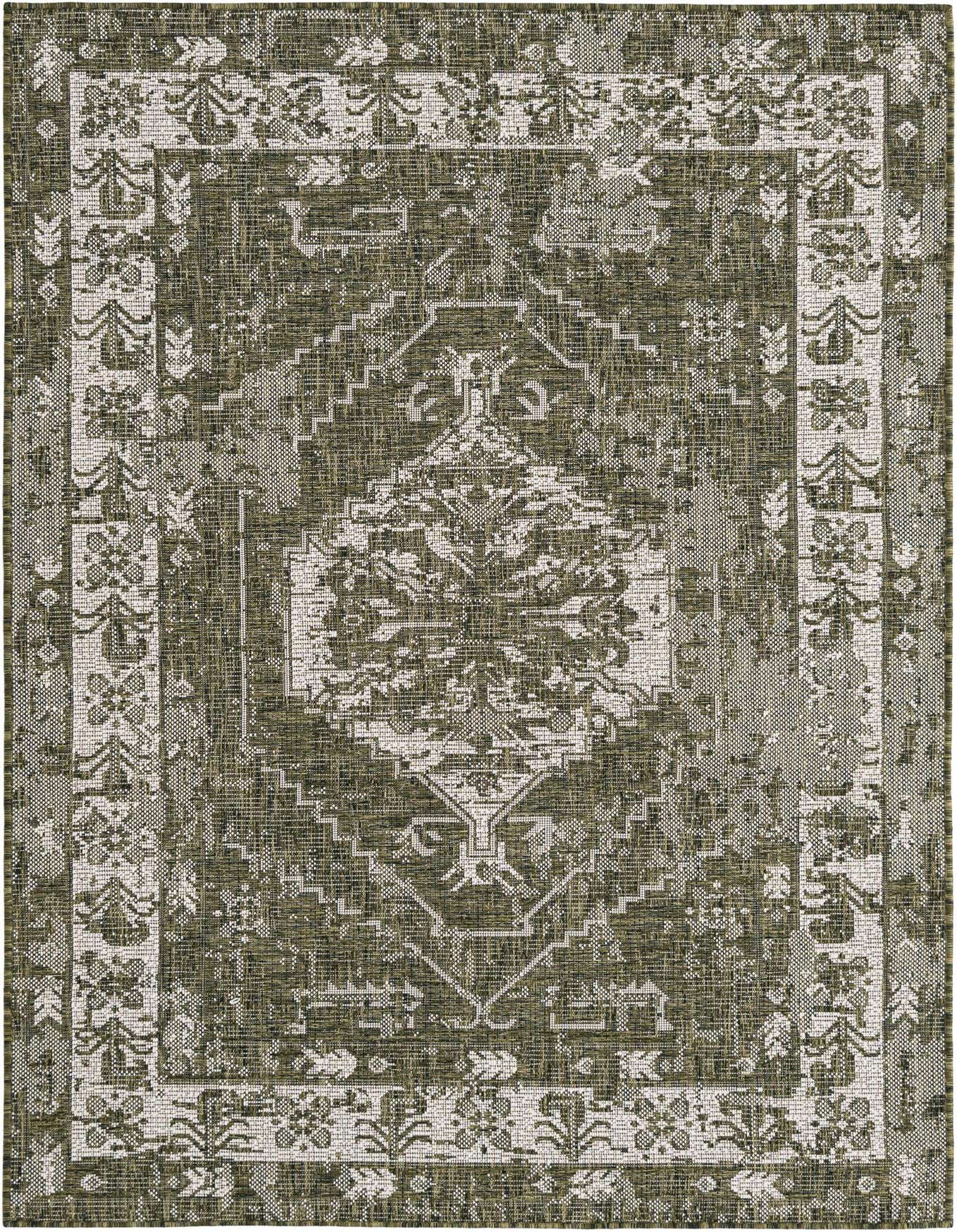 4' x 6' Easy-Clean Traditional Indoor / Outdoor Rug