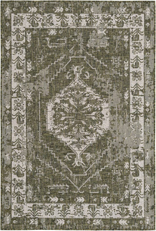 Detail image of 4' x 6' Easy-Clean Traditional Indoor / Outdoor Rug