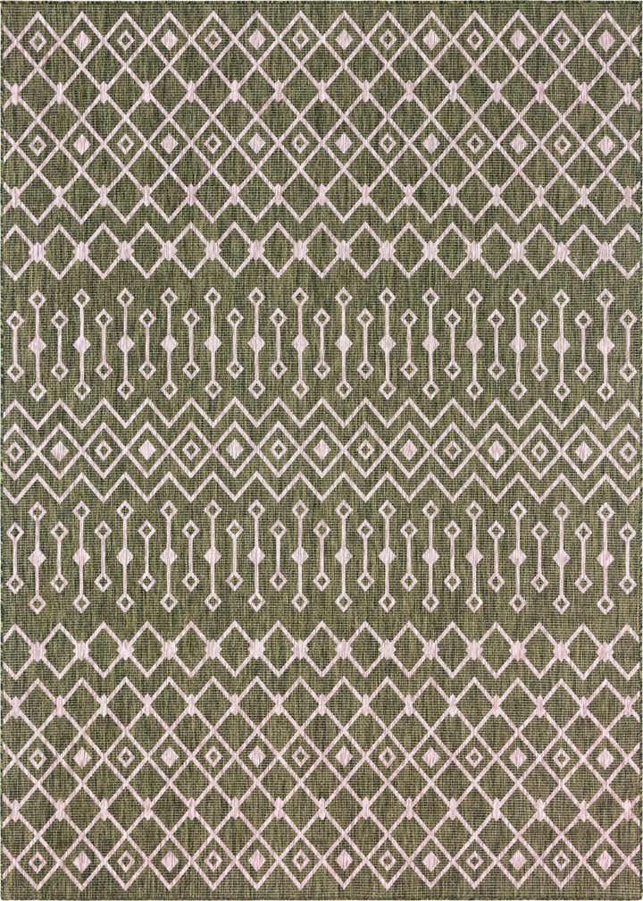 9' x 12' Easy-Clean Trellis Indoor / Outdoor Rug