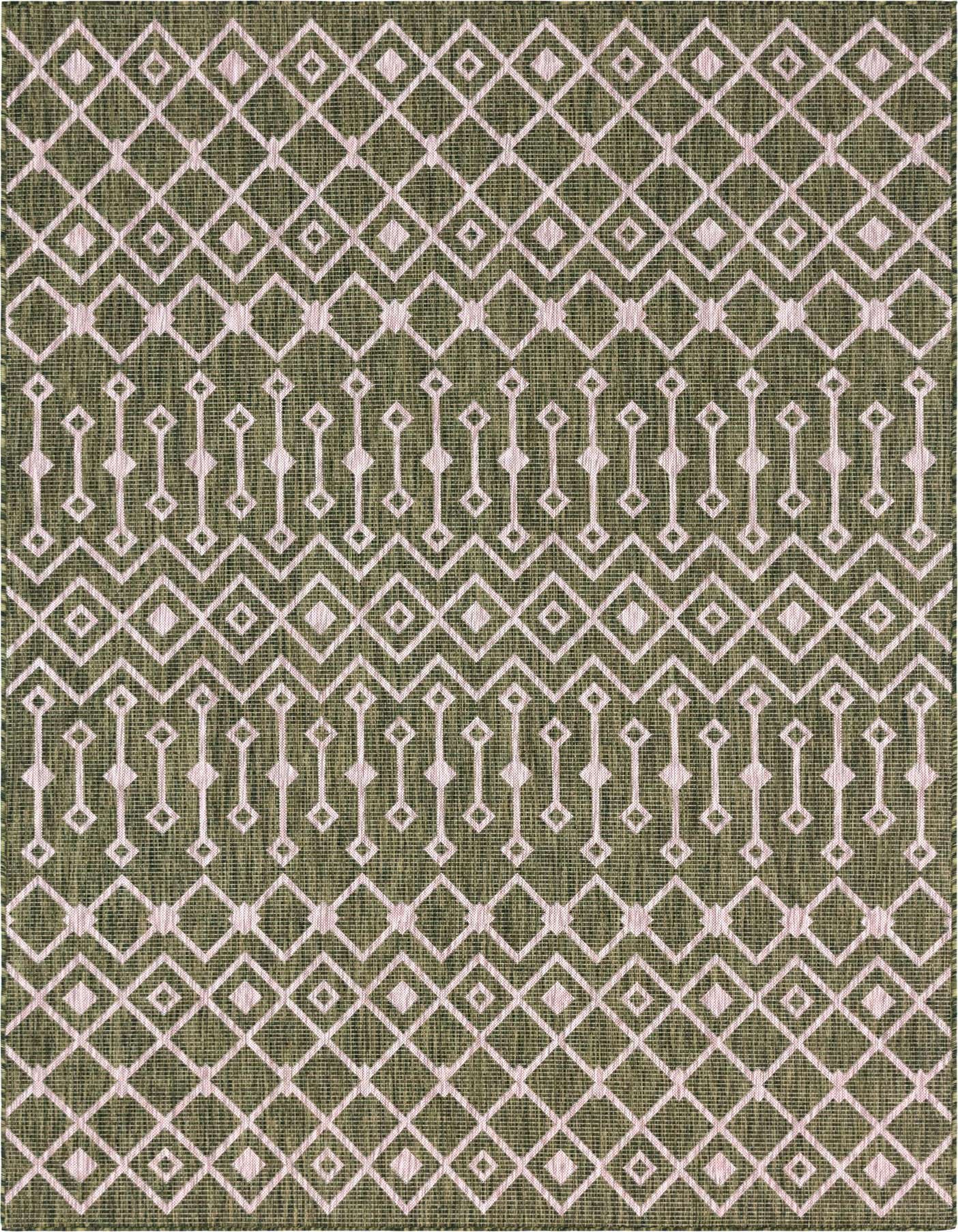 7' x 10' Easy-Clean Trellis Indoor / Outdoor Rug