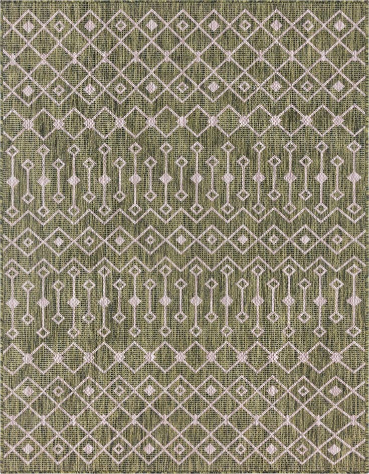 Detail image of 5' 3 x 8' Easy-Clean Trellis Indoor / Outdoor Rug