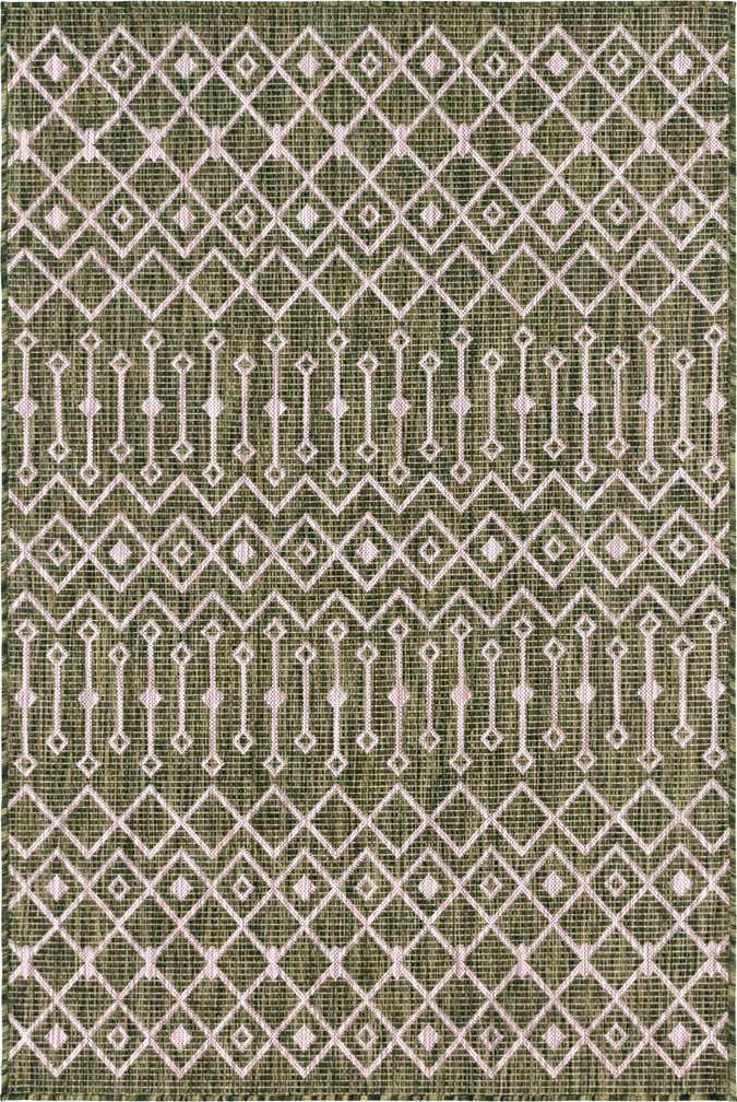 4' x 6' Easy-Clean Trellis Indoor / Outdoor Rug