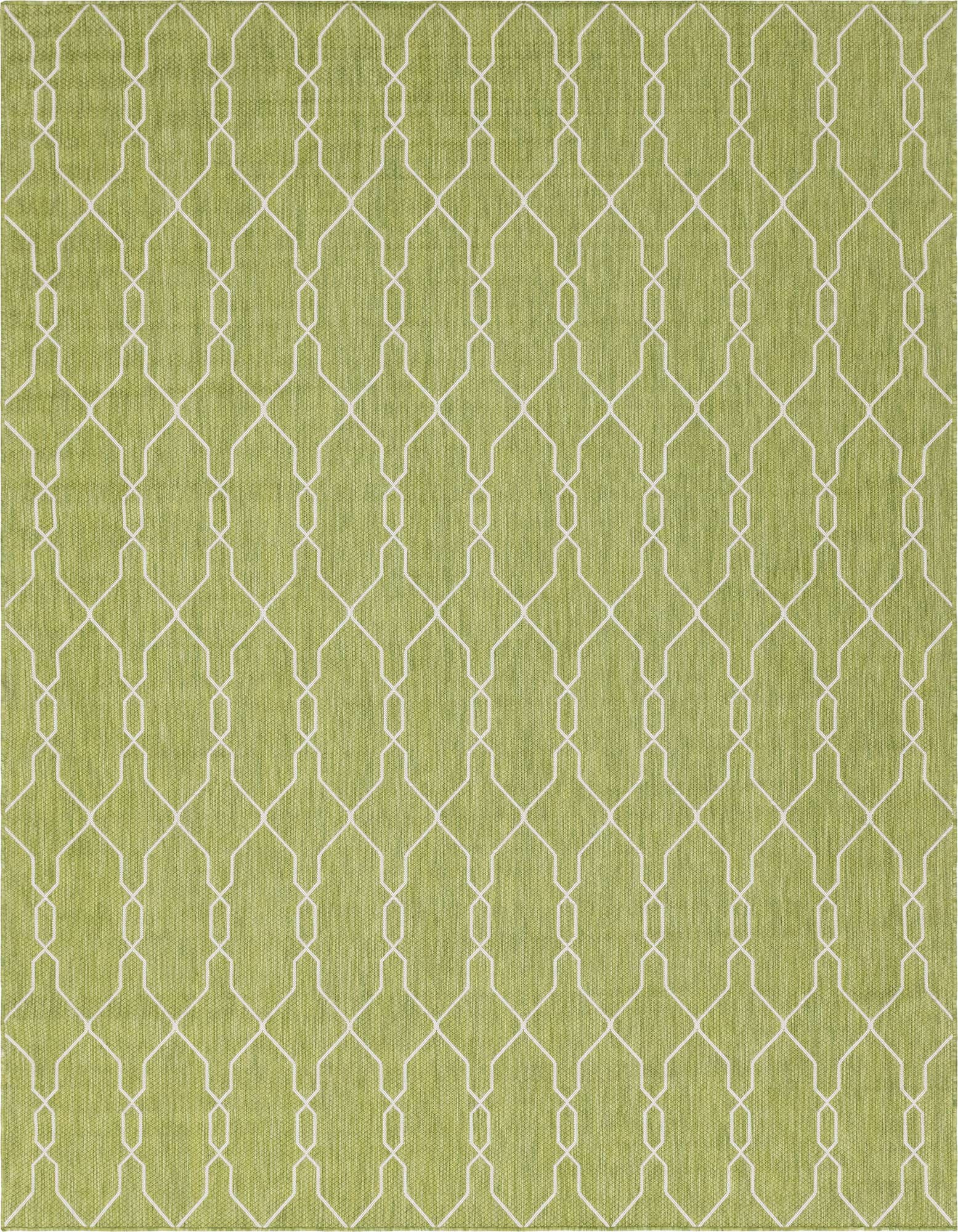 9' x 12' Easy-Clean Trellis Indoor / Outdoor Rug