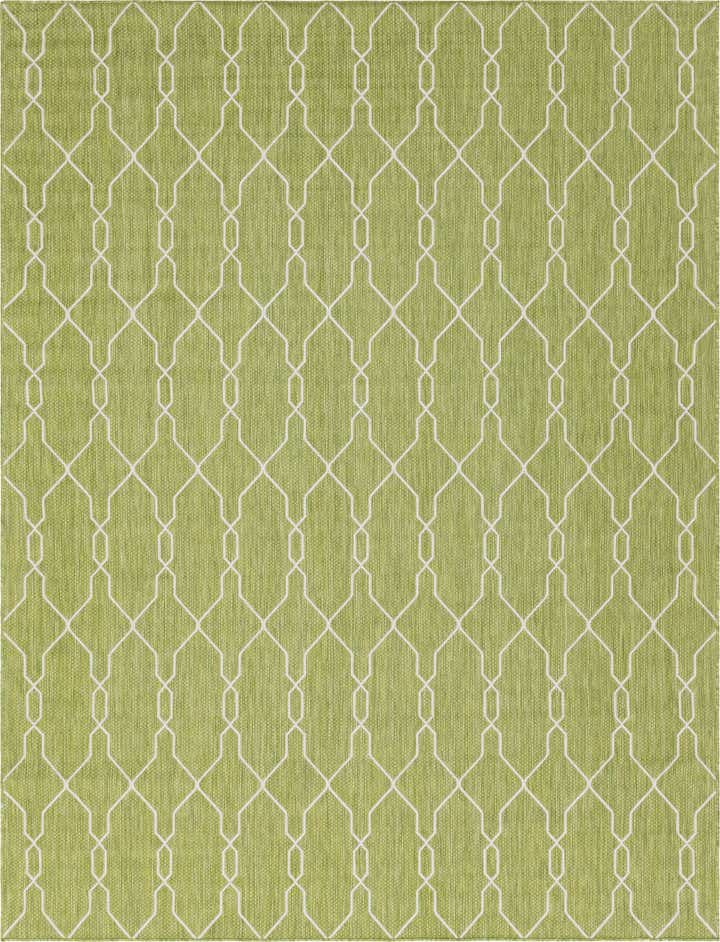 9' x 12' Easy-Clean Trellis Indoor / Outdoor Rug